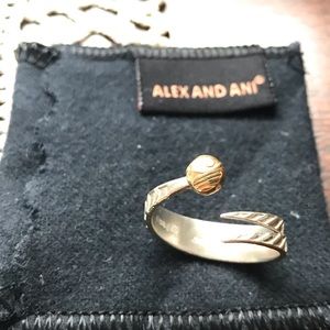 Alex & Ani Harry Potter Golden Snitch Ring